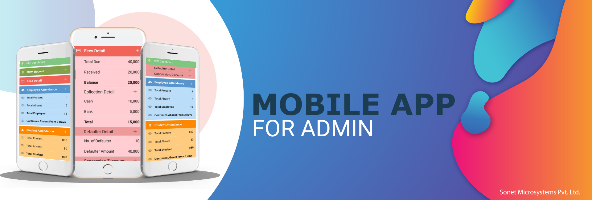 mobile app for school management, android app for university management